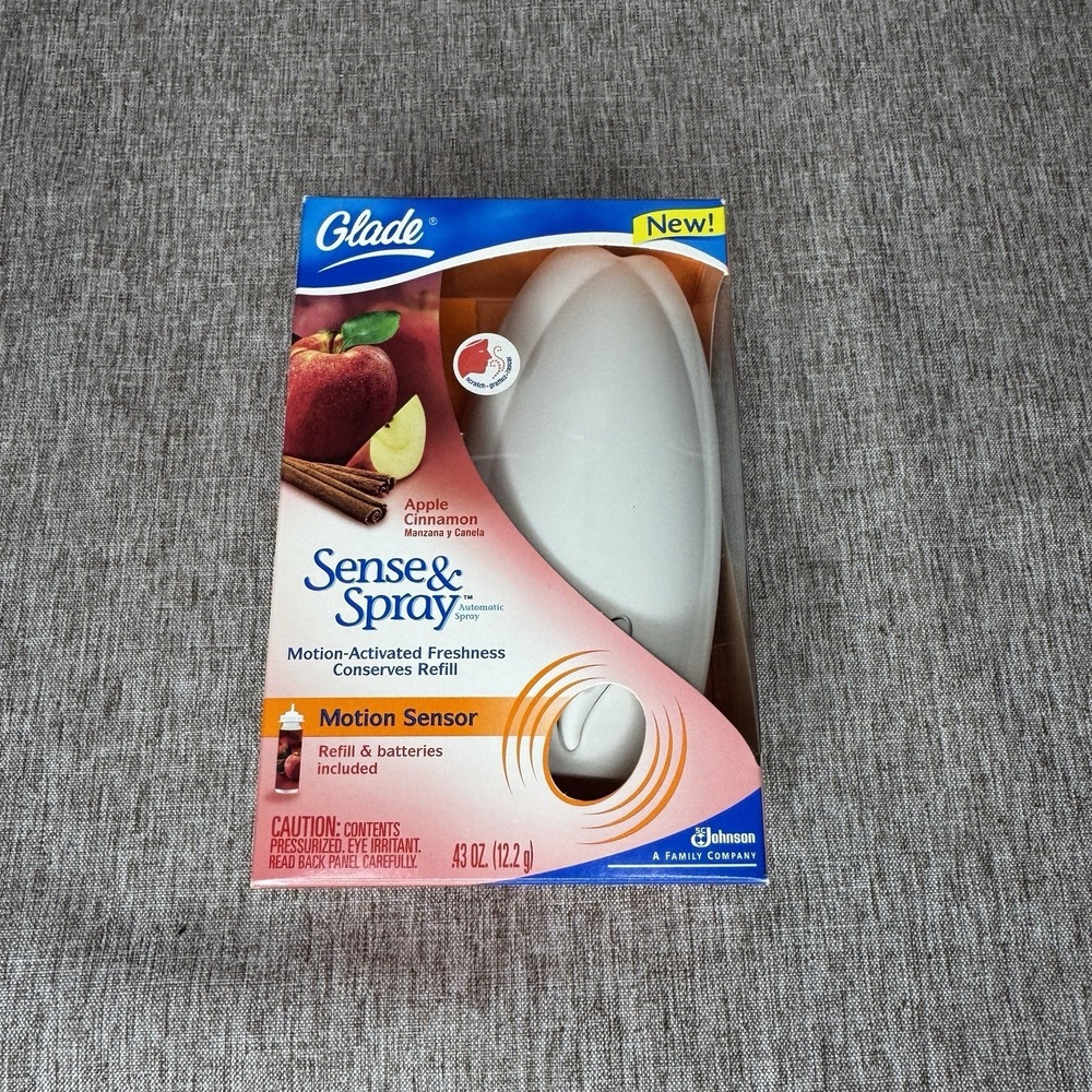 Vtg Glade Sense & Spray Apple Cinnamon Auto Freshener Motion Sensor New In Box